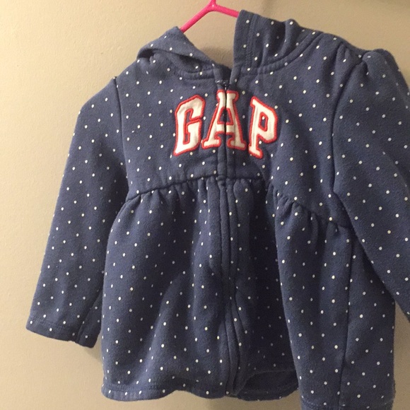 NEW GAP DOT TERRY HOODIE SIZE 3T 4T